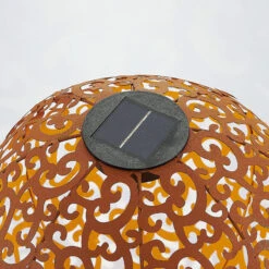 Lindby Eduta Ornament-LED-Solarleuchte, Rostfarben -Eleganter Beleuchtungsladen 9945353 6