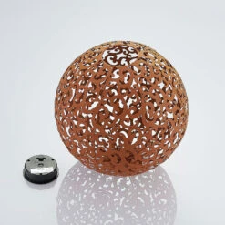 Lindby Eduta Ornament-LED-Solarleuchte, Rostfarben -Eleganter Beleuchtungsladen 9945353 8