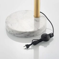 Lindby Sarinio Stehleuchte Mit Marmorfuß, Messing 19 Lindby Sarinio Stehleuchte Mit Marmorfuß, Messing -Eleganter Beleuchtungsladen 9945501 8