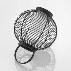 Lindby Mairuna LED-Solar-Laterne, Schwarz, 22,7 Cm -Eleganter Beleuchtungsladen 9945543 7