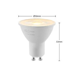 ELC LED-Reflektor GU10 5W 10er-Pack 2.700K 36° -Eleganter Beleuchtungsladen 9950888 6