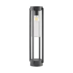 Lucande Tiras Sockelleuchte, Dunkelgrau, 56 Cm -Eleganter Beleuchtungsladen 9969200 2