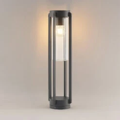 Lucande Tiras Sockelleuchte, Dunkelgrau, 56 Cm -Eleganter Beleuchtungsladen 9969200 4