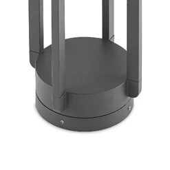 Lucande Tiras Sockelleuchte, Dunkelgrau, 56 Cm -Eleganter Beleuchtungsladen 9969200 5