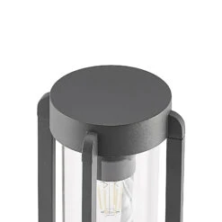 Lucande Tiras Sockelleuchte, Dunkelgrau, 56 Cm -Eleganter Beleuchtungsladen 9969200 6