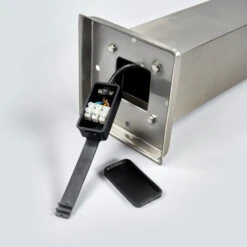 Edelstahl-Sockellampe Lorian Mit Sensor -Eleganter Beleuchtungsladen 9972064 8