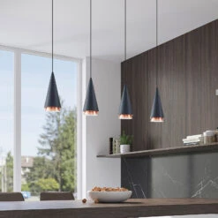 Lucande Naoh Hängeleuchte 4-fl., Schwarz/kupfer 13 Lucande Naoh Hängeleuchte 4-fl., Schwarz/kupfer -Eleganter Beleuchtungsladen 9976155 2