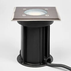 Eckige Edelstahl-Bodeneinbaulampe Insa, IP67 -Eleganter Beleuchtungsladen 9977025 4