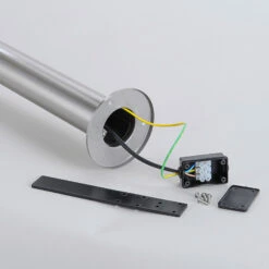 Bewegungsmelder-LED-Sockelleuchte Lanea, Edelstahl -Eleganter Beleuchtungsladen 9988008 13