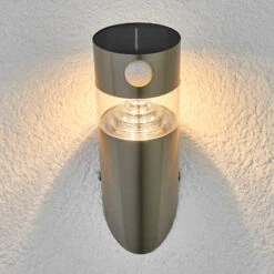 Solar-LED-Wandlampe Kalypso, Schräg U. Sensor -Eleganter Beleuchtungsladen 9988128 3